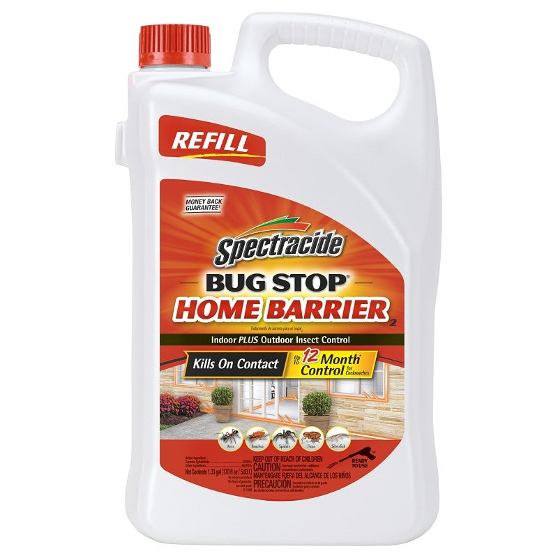 Spectracide HG-96381 Insecticide, Liquid, Spray Application, 1.33 gal