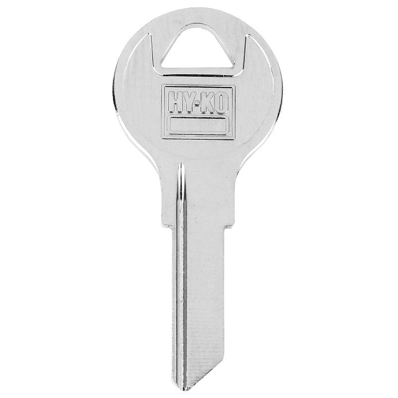 Hy-Ko 11010FH2 Key Blank, Brass, Nickel-Plated, For: Fort FH2 Locks (Pack of 10)