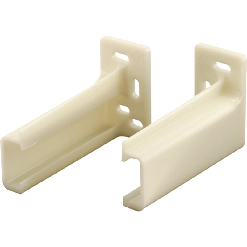 Prime-Line R 7265 Drawer Track Backplate, Nylon, Raw (Pack of 6)