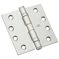 Ball Bearing Commercial Door Hinge 4 Inch Satin Chrome