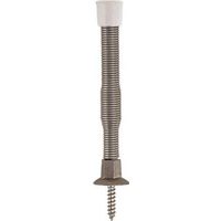 Economy Spring Door Stop 3-1/8 Inch Satin Nickel