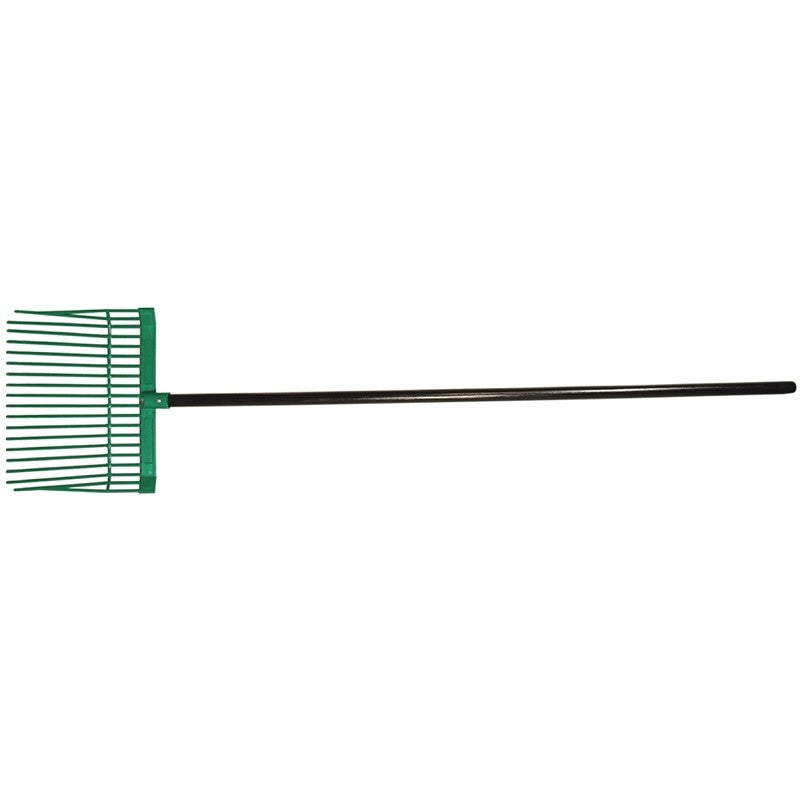 UnionTools 76218 Manure/Bedding Fork, Round Tine, Polycarbonate Tine, Wood Handle, Straight Handle, 52 in L Handle