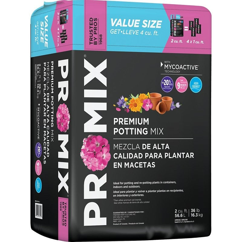 Pro-Mix 0305RG Potting Mix, 2 cu-ft Coverage Area