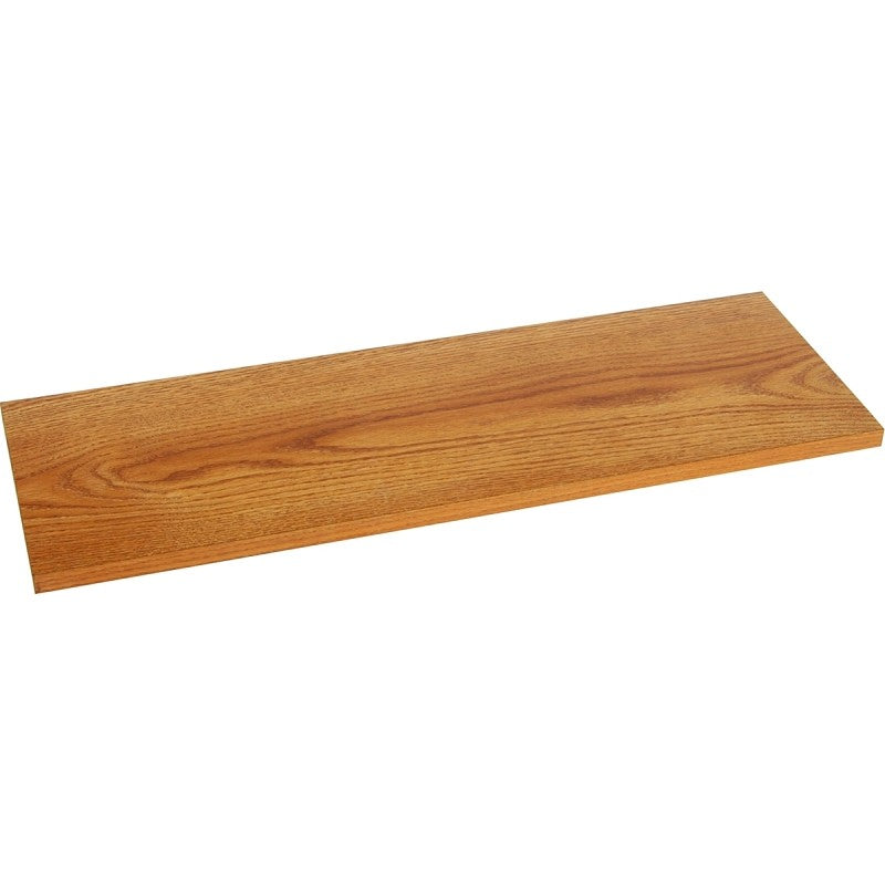 Knape & Vogt 1980 OK 10X36 Series Shelf Board, 36 in L, 10 in W, Oak, For: KV Standard/Bracket Shelving Systems (Pack of 5)