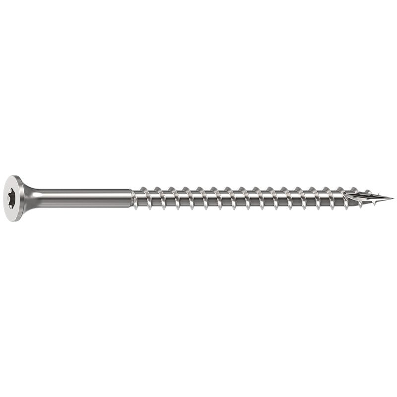 Camo 0348174 Deck Screw, #10 Thread, 3 in L, 2/3 Thread, Bugle Head, Star Drive, Sharp, Type-17 Point, 350