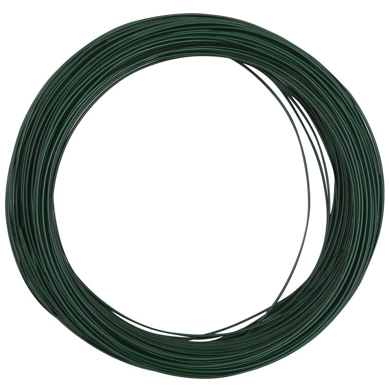 National Hardware N274-985 Floral Wire, 100 ft L, Steel, Green