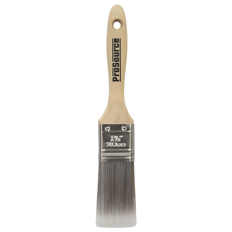 ProSource OR 11601 0150 Paint Brush, 1-1/2 in W, Flat cut Brush, Polyester Bristle