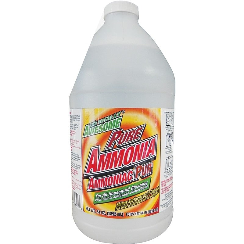 LA's TOTALLY AWESOME 241 Ammonia, 64 oz Bottle (Pack of 6)