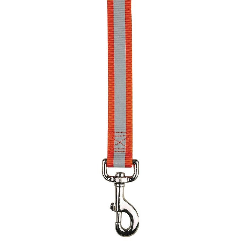 Guardian Gear ZA985 66 69 Reflective Dog Lead, 6 ft L, 1 in W, Nylon, Orange
