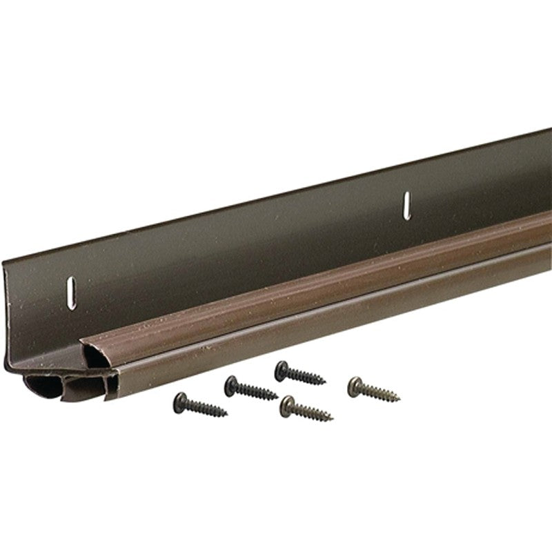 M-D 82578 Door Bottom, 36 in L, 1-3/4 in W, 1-5/8 in H, Vinyl