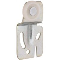 By-Passing Sliding Door Hangers 1/2 Inch Offset Zinc Plated Steel 2 Pack