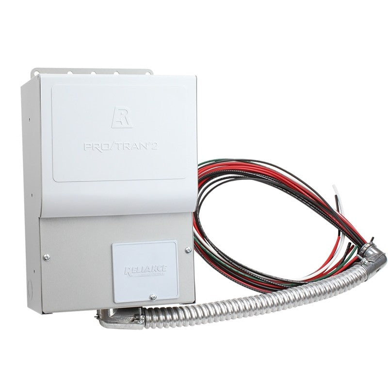 Reliance Controls Pro/Tran Series 30216A Transfer Switch, 1-Phase, 30 A, 120/250 V, 7-Circuit, 6-Breaker, Surface