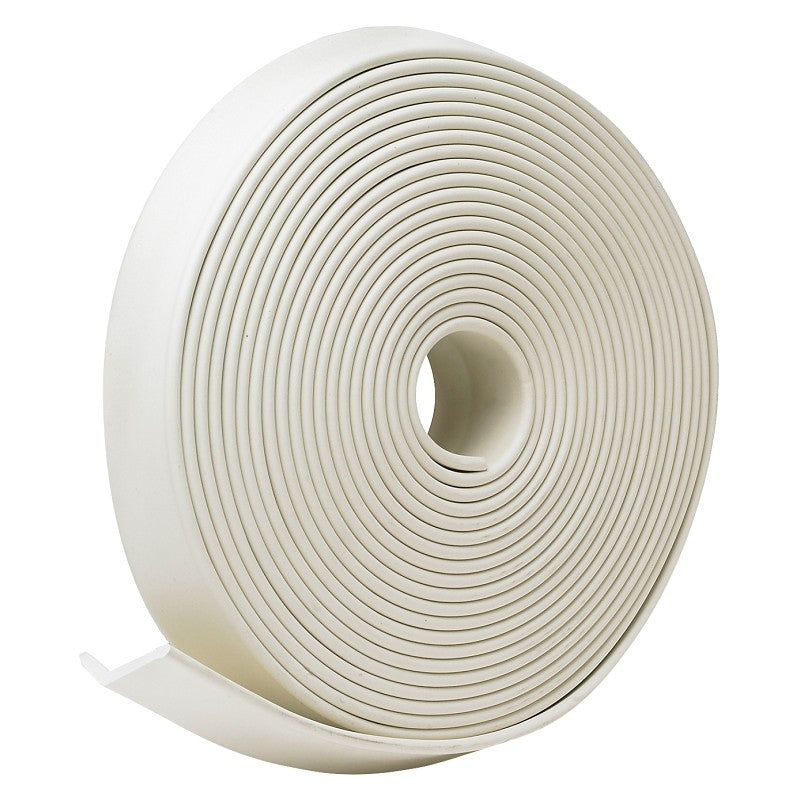 Frost King SG30WH Garage Door Seal Kit, 1-3/4 in W, 3/16 in Thick, 30 ft L, Vinyl, White