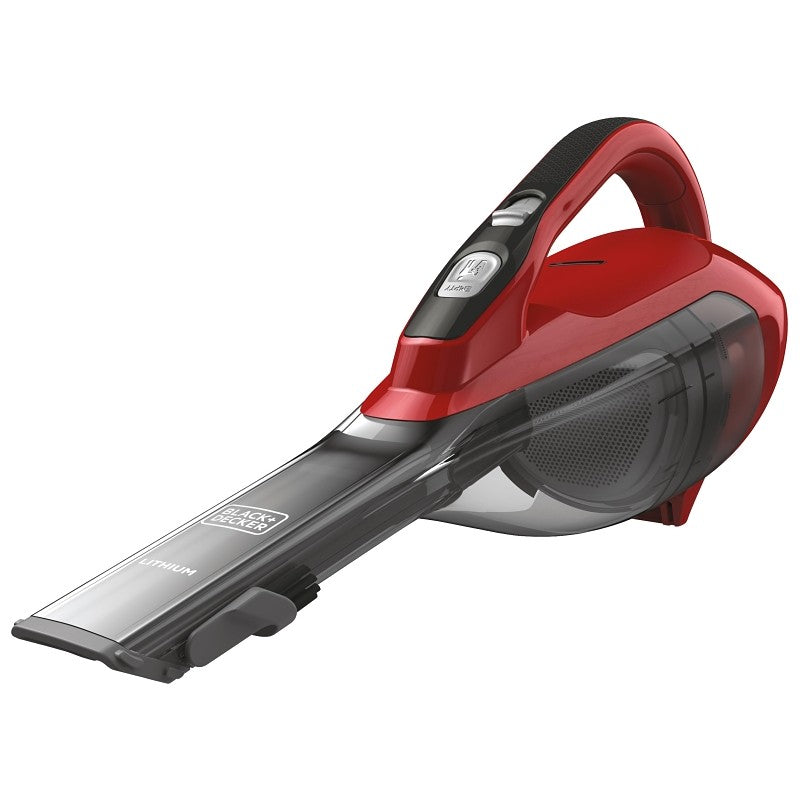 Black+Decker HLVA320J26 Hand Vacuum, Red Chilli, 10.8 V Battery, Lithium-Ion Battery