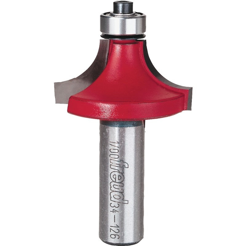Freud 34-126 Router Bit, 1-5/8 in Dia Cutter, 2-3/4 in OAL, 1/2 in Dia Shank, 4-Cutter, Carbide