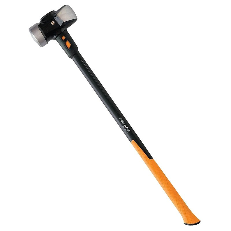 Fiskars IsoCore Series 750620-1001 Hammer, 10 lb Head, Sledge, Steel Head