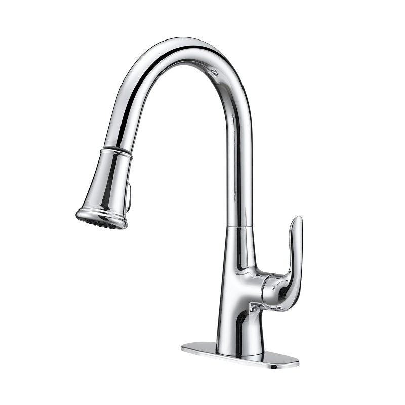 PULL-DOWN LNDRY FAUCET 1H CHRM