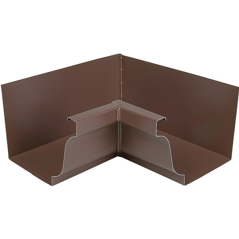 Amerimax 2520119 Gutter Miter, K-Style Gutter, Aluminum, Brown