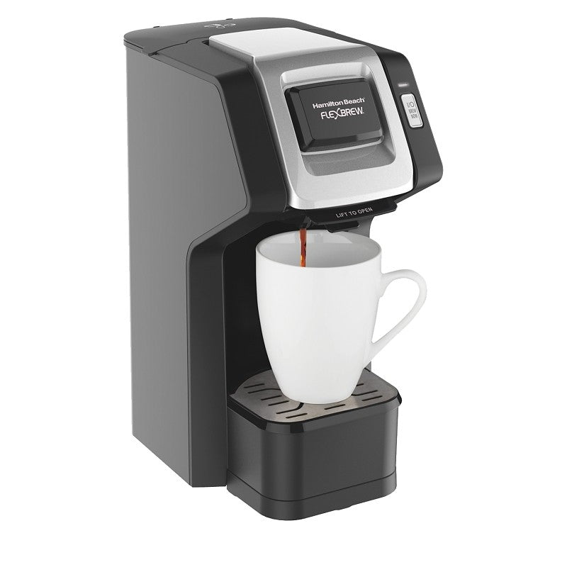 Hamilton Beach 49974 Coffee Maker, 10 oz Capacity, 1050 W, Black/Silver