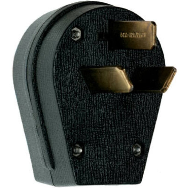 Legrand 3861CC5 Electrical Plug, 3 -Pole, 30, 50 A, 125/250 V, Male, NEMA: NEMA WD-1, WD-6, Black