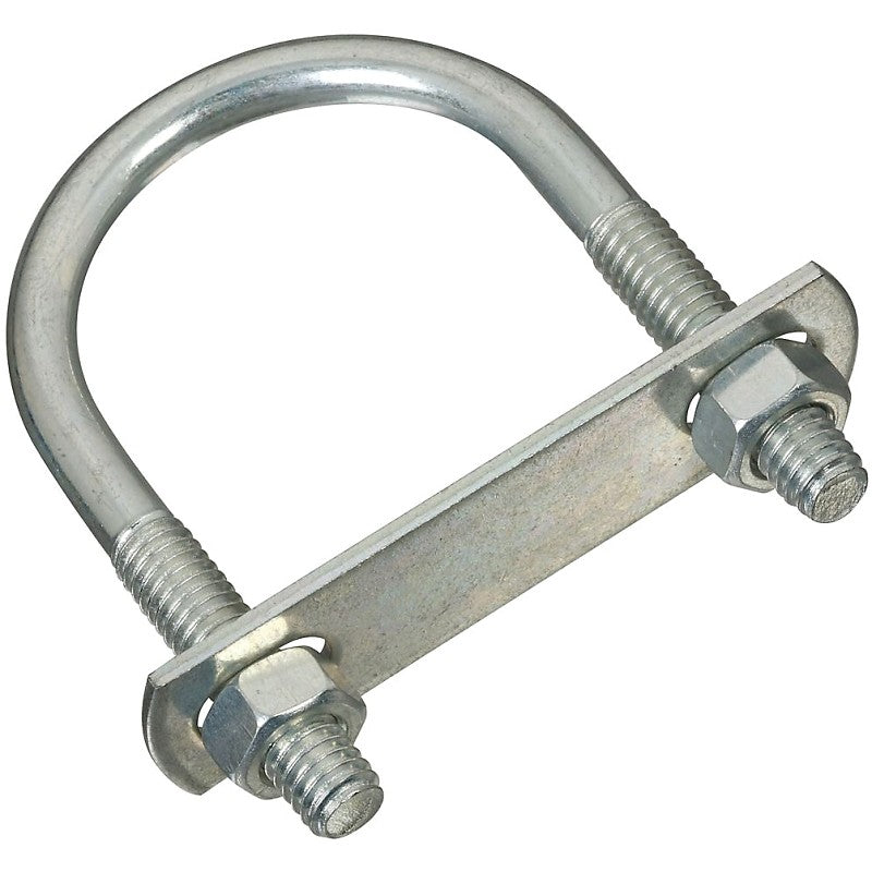 National Hardware N222-141 U-Bolt, 5/16-18 Thread, 1-3/8 in L Thread, Steel, Zinc (Pack of 5)