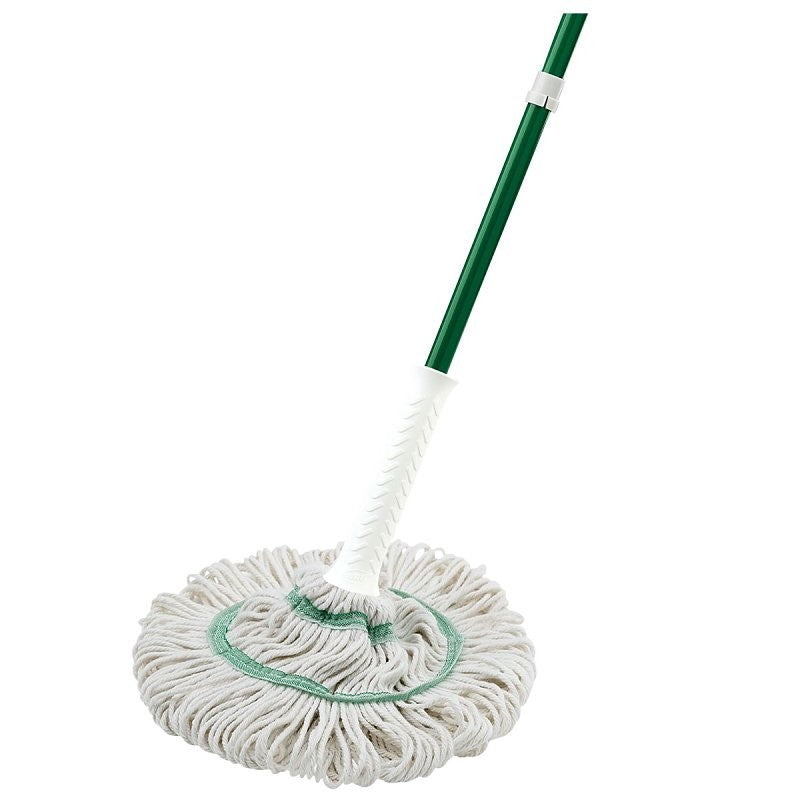 Libman Tornado Series 2030 Mop, 55-1/4 in L, Quick-Connect Mop Connection, Cotton/Synthetic Mop Head, Steel Handle (Pack of 4)
