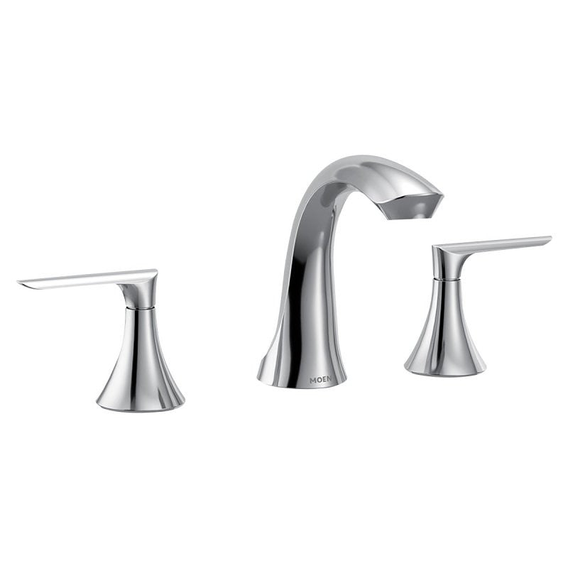 Moen Findlay Series 84517 Bathroom Faucet, 1.2 gpm, 2-Handle, 3-Faucet Hole, Metal/Stainless Steel, Chrome
