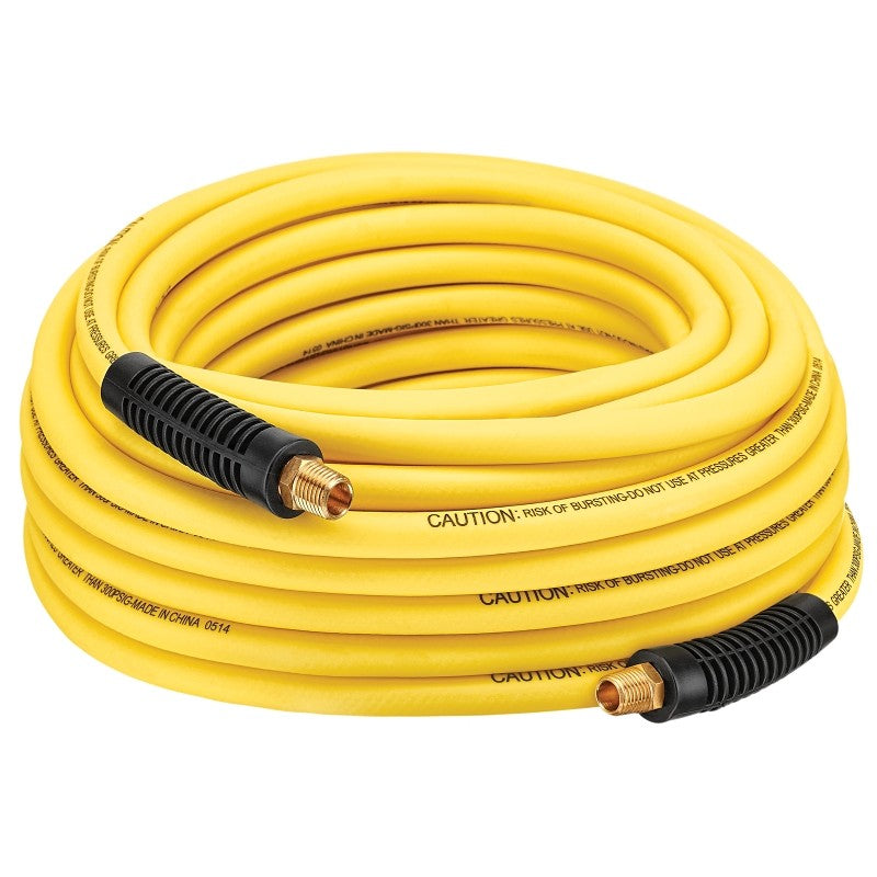 Bostitch HOPB1450 Air Hose, 1/4 in OD, 50 ft L, 300 psi Pressure, PVC/Rubber, Yellow