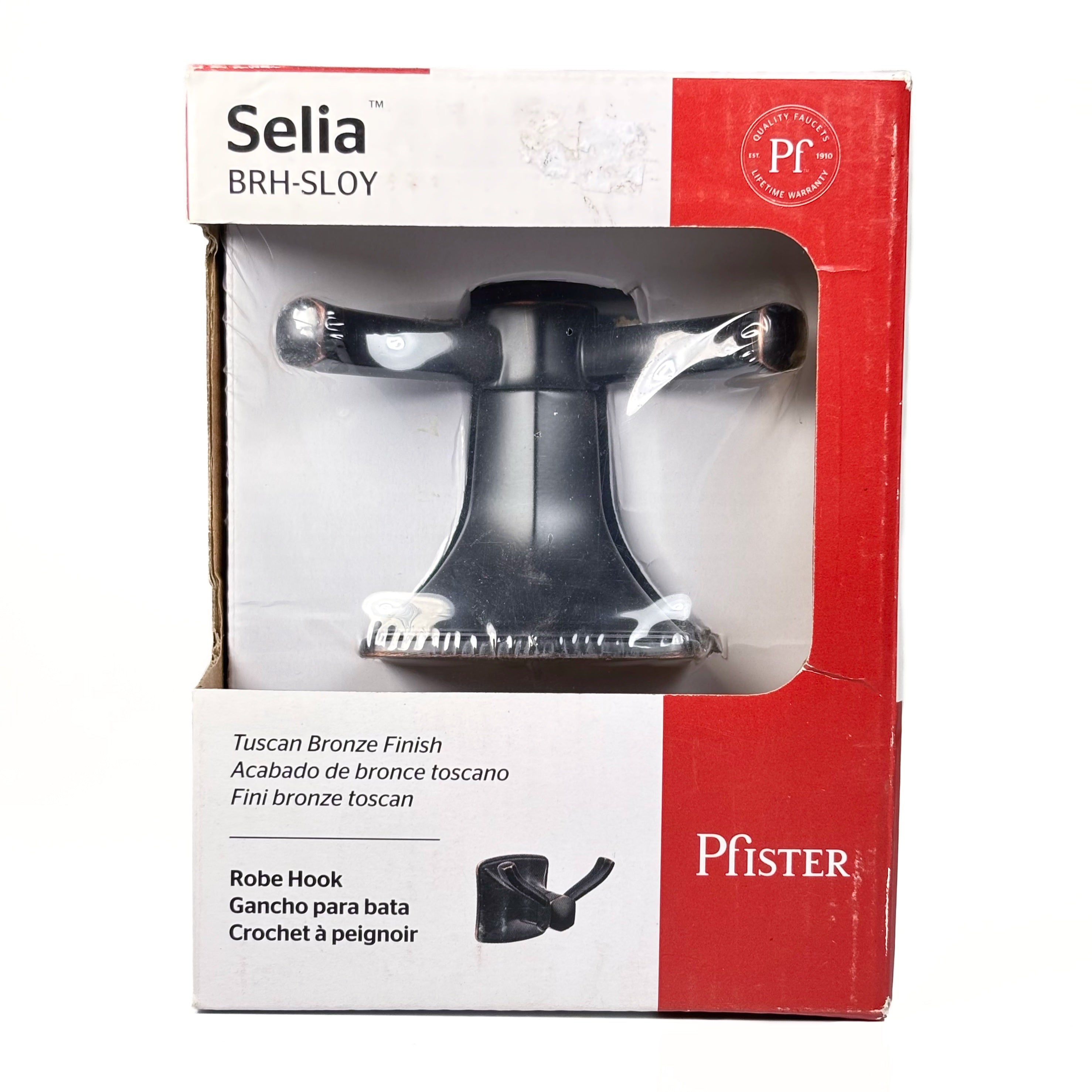 Selia Robe Hook Tuscan Bronze