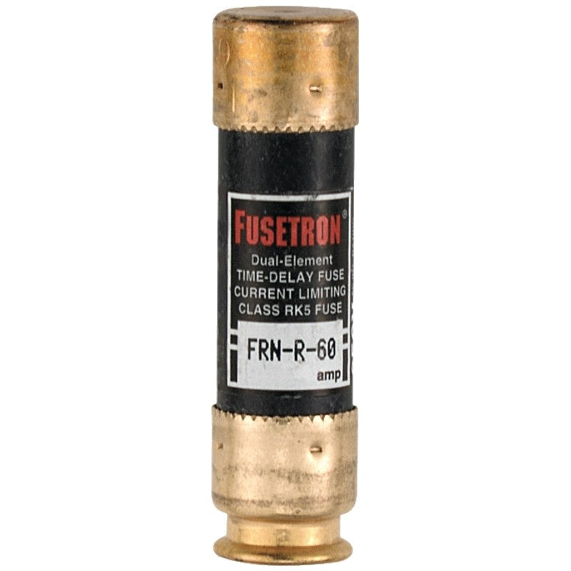 Bussmann FRN-R-60 Fuse, 60 A, 250 VAC, 125 VDC, 20, 200 kA Interrupt, Fiberglass Body, K