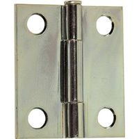 Removable Pin Narrow Hinges 2 By 1-9/16 Inch Zinc Plated Steel 2 Pack