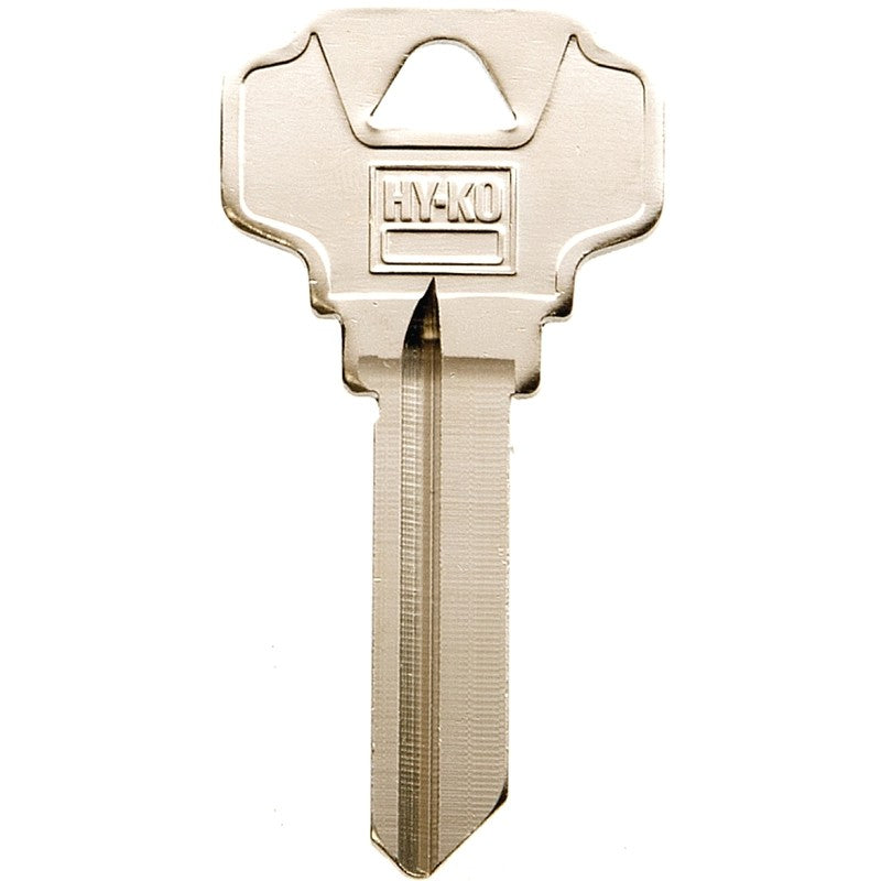 Hy-Ko 11010SC4D Key Blank, Brass, Nickel, For: Schlage Cabinet, House Locks and Padlocks, SC4D Key Number (Pack of 10)