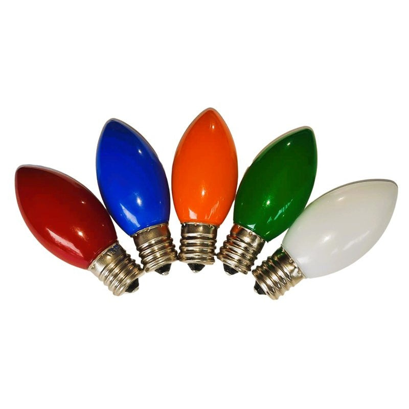 FILAMENT BULB C7 OPAQUE MULTI (Pack of 25)