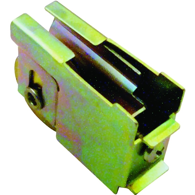 Prime-Line D 1611 Roller Assembly, 2-1/4 in L x 7/8 in W x 1-9/16 in H Dimensions, 1-1/4 in Dia Roller, Steel, 1-Roller