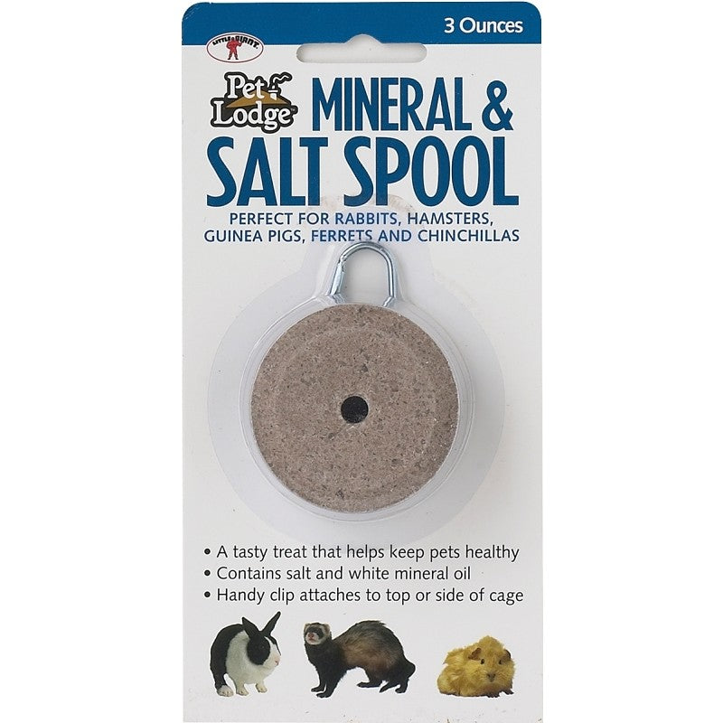 Pet Lodge SSH2 Mineral and Salt Spool with Hanger, Solid, 3 oz