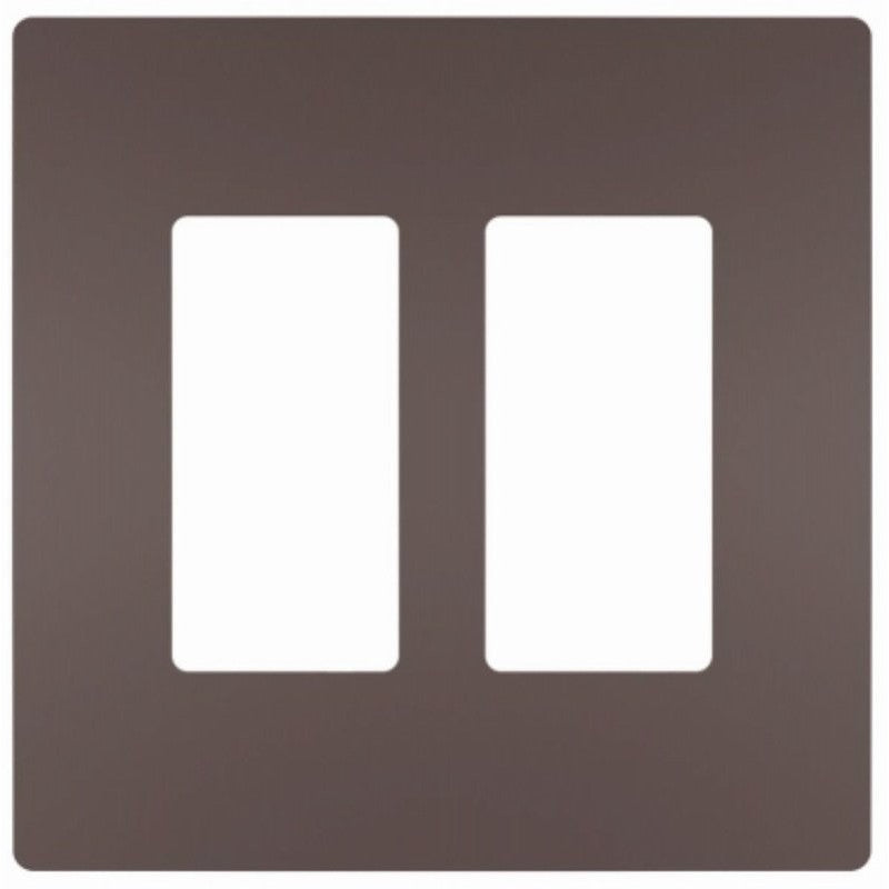 SCRWLES WALL PLATE 2G 2DECO DB