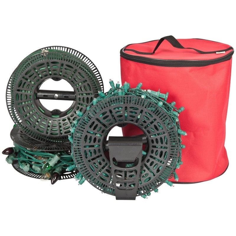 Treekeeper SB-10463/SB-10148 Basic String Light Storage Container, 3 Reels Capacity, Plastic, 13 in L, 13 in W (Pack of 6)