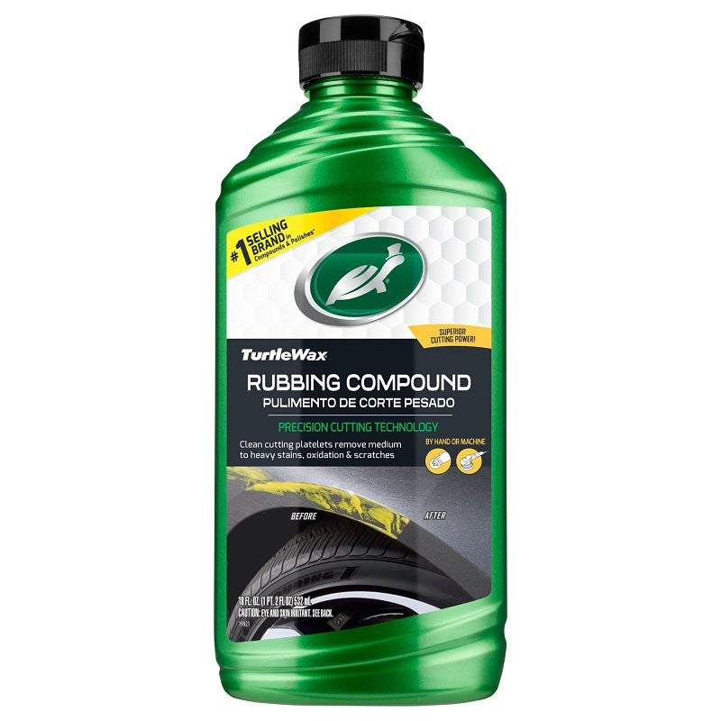 Turtle Wax T415 Rubbing Compound, 18 oz, Liquid, Fresh Leather
