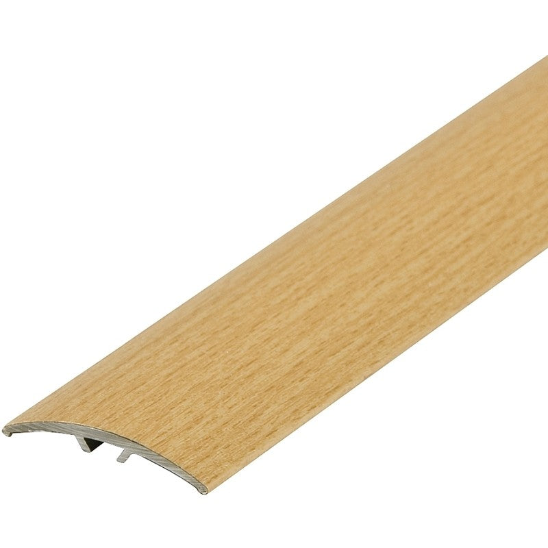 M-D 46240 Multi-Floor Transition, 36.13 in L, 1-1/2 in W, Aluminum, Beech