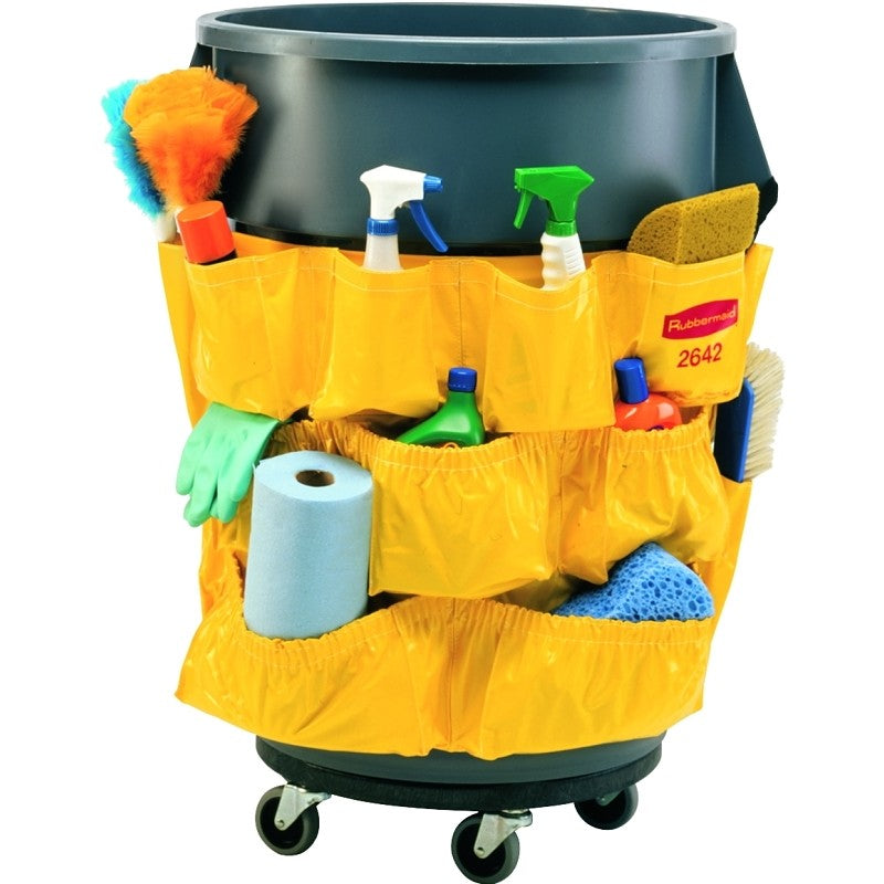 Rubbermaid FG264200YEL Caddy Bag Container, Vinyl Blade