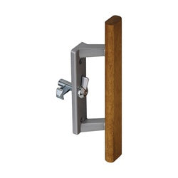 Patio Door Handle And Latch Set Aluminum And Wood (POS)
