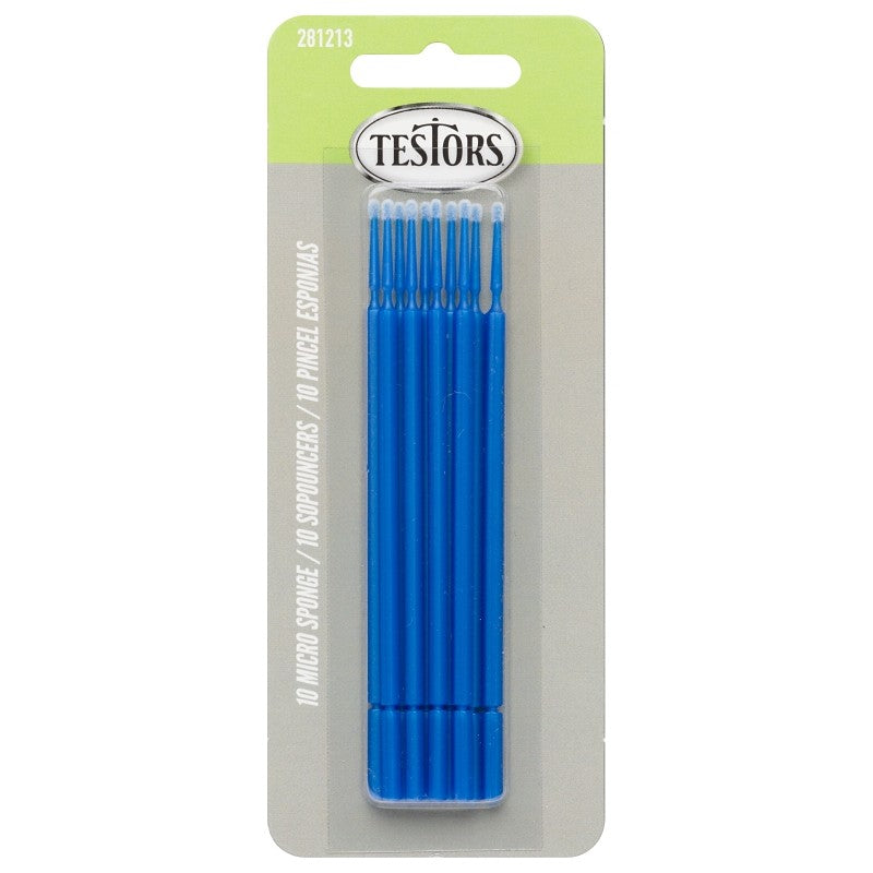 Testors 281213 Economy Brush Assortment, Plastic Handle, 2-1/4 in OAL