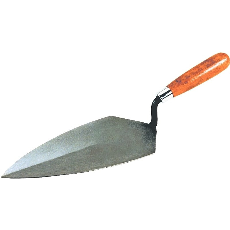 Marshalltown 96-3 Brick Trowel, 10 in L Blade, 5 in W Blade, Steel Blade, Hardwood Handle