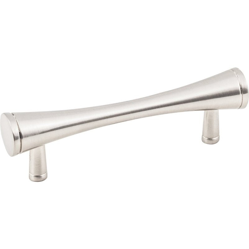 KasaWare K5123SN-8 Cabinet Pull, 4 in L Handle, 1-1/4 in Projection, Steel, Satin Nickel
