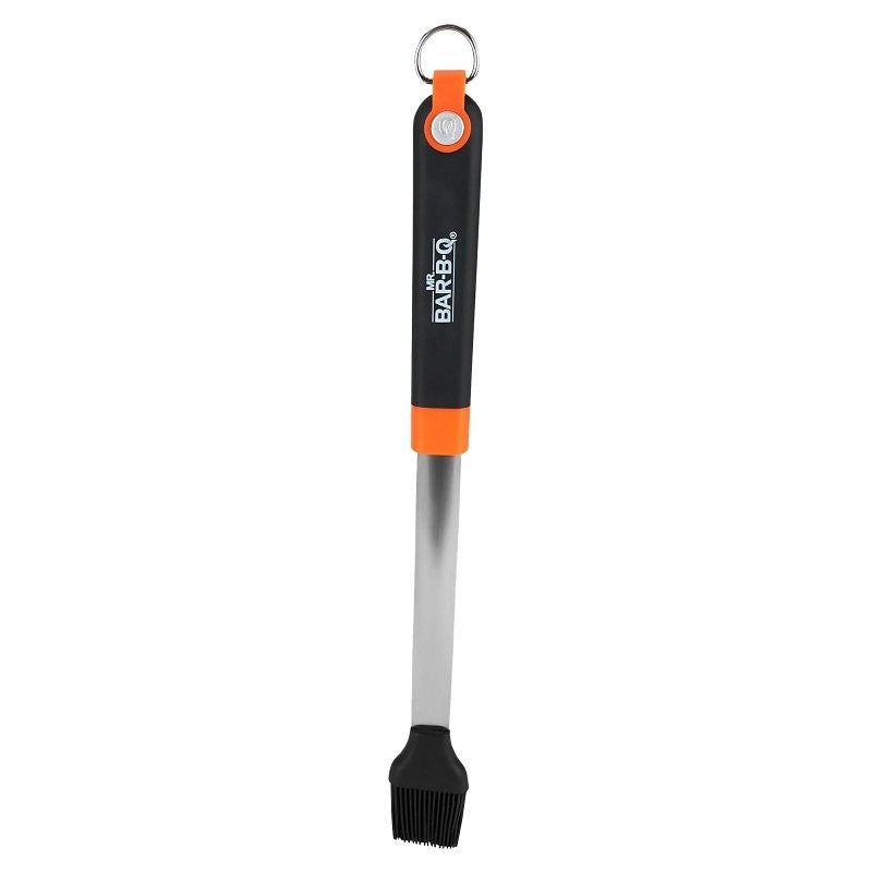 Mr. BAR-B-Q 20173Y Deluxe Grill Baster, Silicone Bristle, TPR Handle, Non-Slip Handle