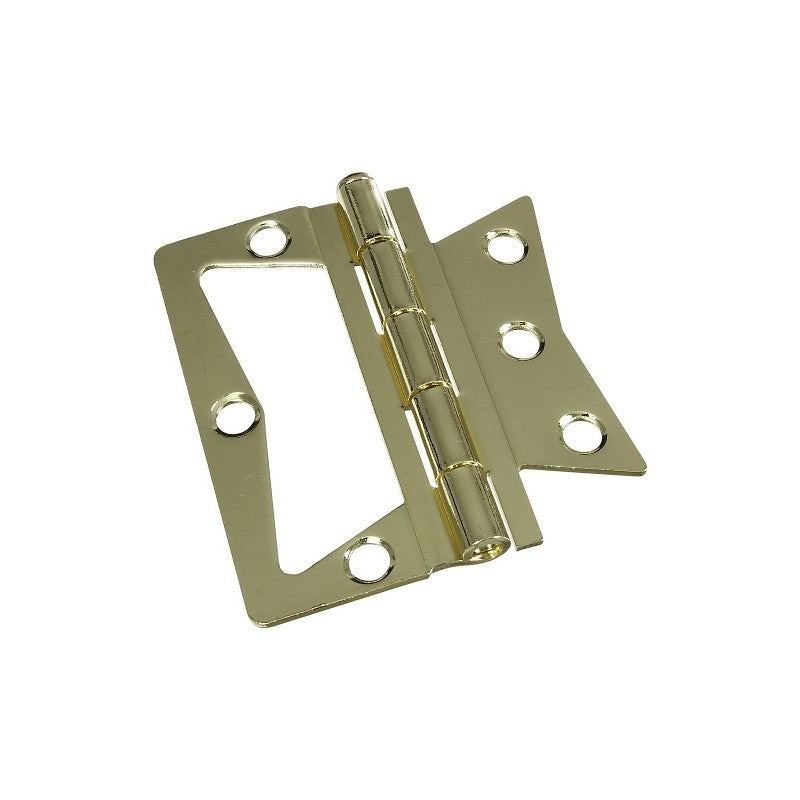 National Hardware N244-806 Door Hinge, Non-Rising, Steel, Brass, Tight Pin