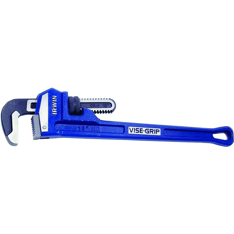 Irwin 274103 Pipe Wrench, 2-1/2 in Jaw, 18 in L, Iron, I-Beam Handle