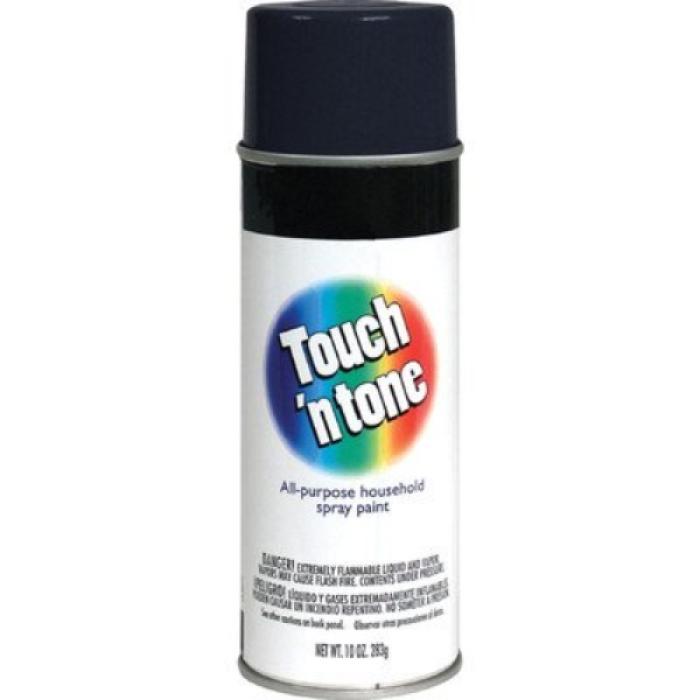Touch 'N Tone 55290830 Spray Paint, Gloss, Dark Blue, 10 oz, Can