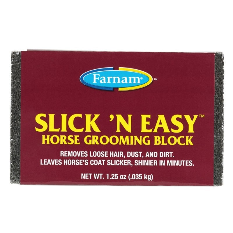 Farnam Slick 'N Easy 39036 Horse Grooming Block, Fiberglass