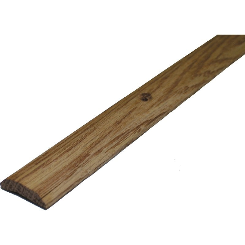 M-D 85449 Carpet Trim, 72 in L, 2 in W, Smooth Surface, Hardwood, Light Satin